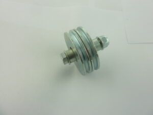 Idler pulley height adjustment left