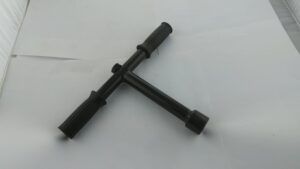 Clamping handle (T-piece) incl. handle sleeve