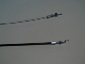 Cable pull for travel drive