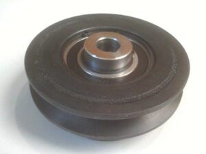 Centrifugal clutch incl. pulley