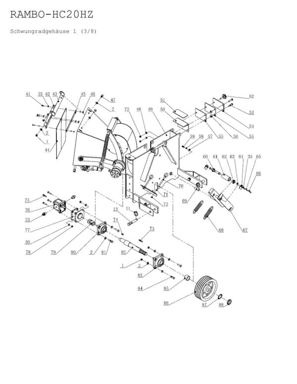 RAMBO HC20HZ Drawing 3